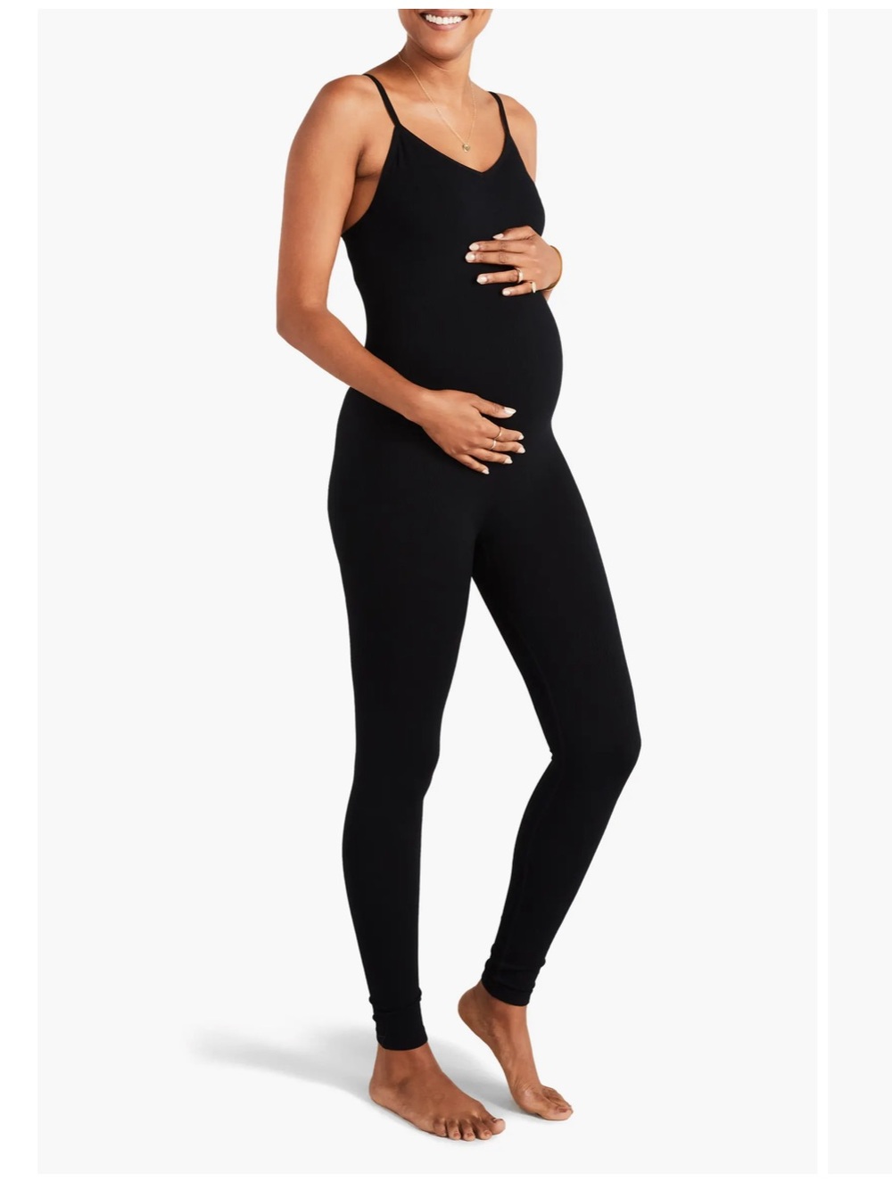 The Body Rib Maternity Unitard Hatch - Picture 2 of 5